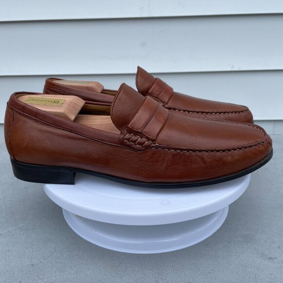 Johnston & Murphy Cresswell Venetian Loafer Size: 11 Color: Cognac Sheepskin - Picture 4 of 7